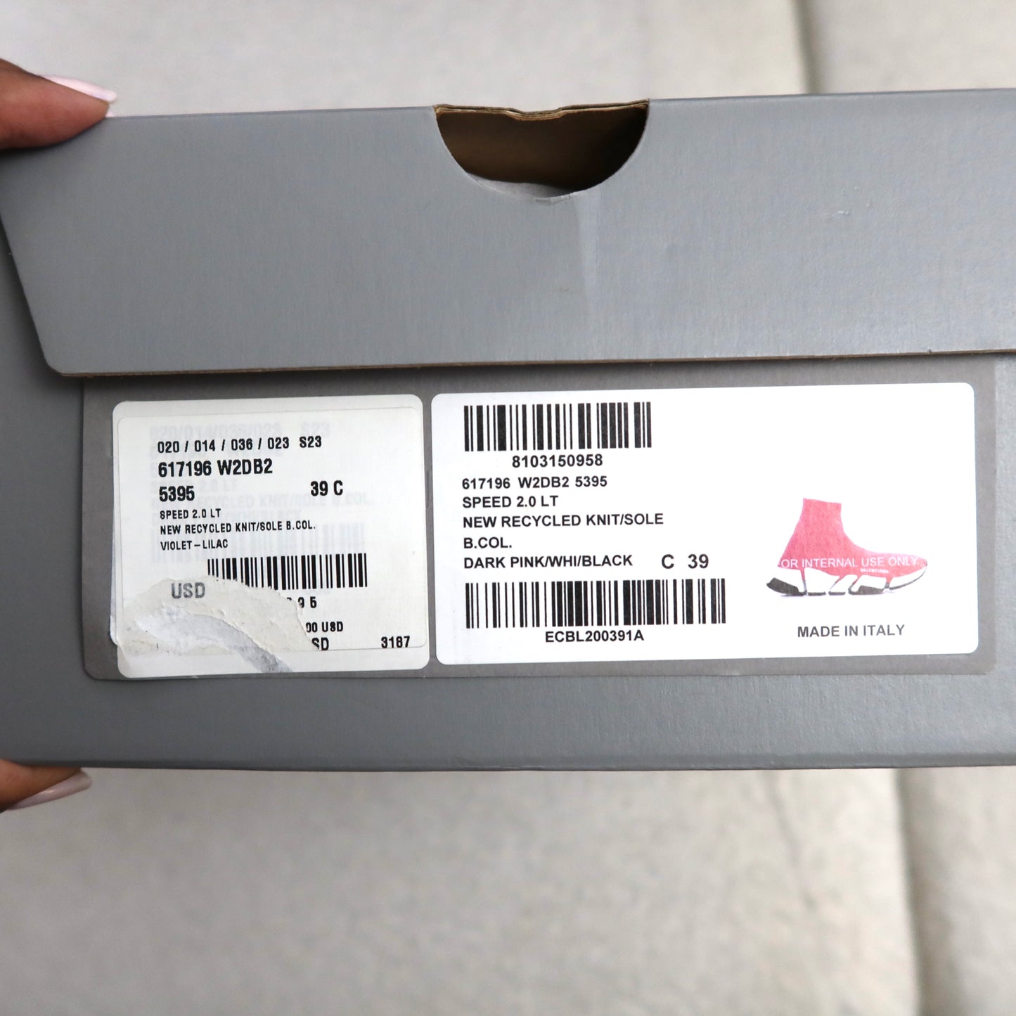 Balenciaga Pink Shoes