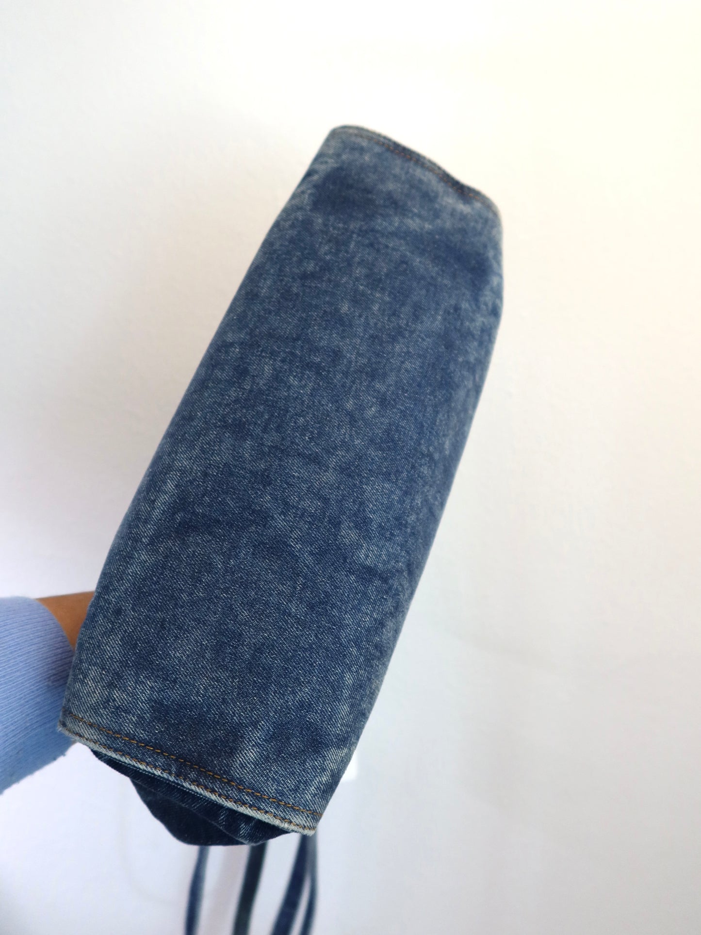 TELFAR Medium Blue Denim Tote Bag