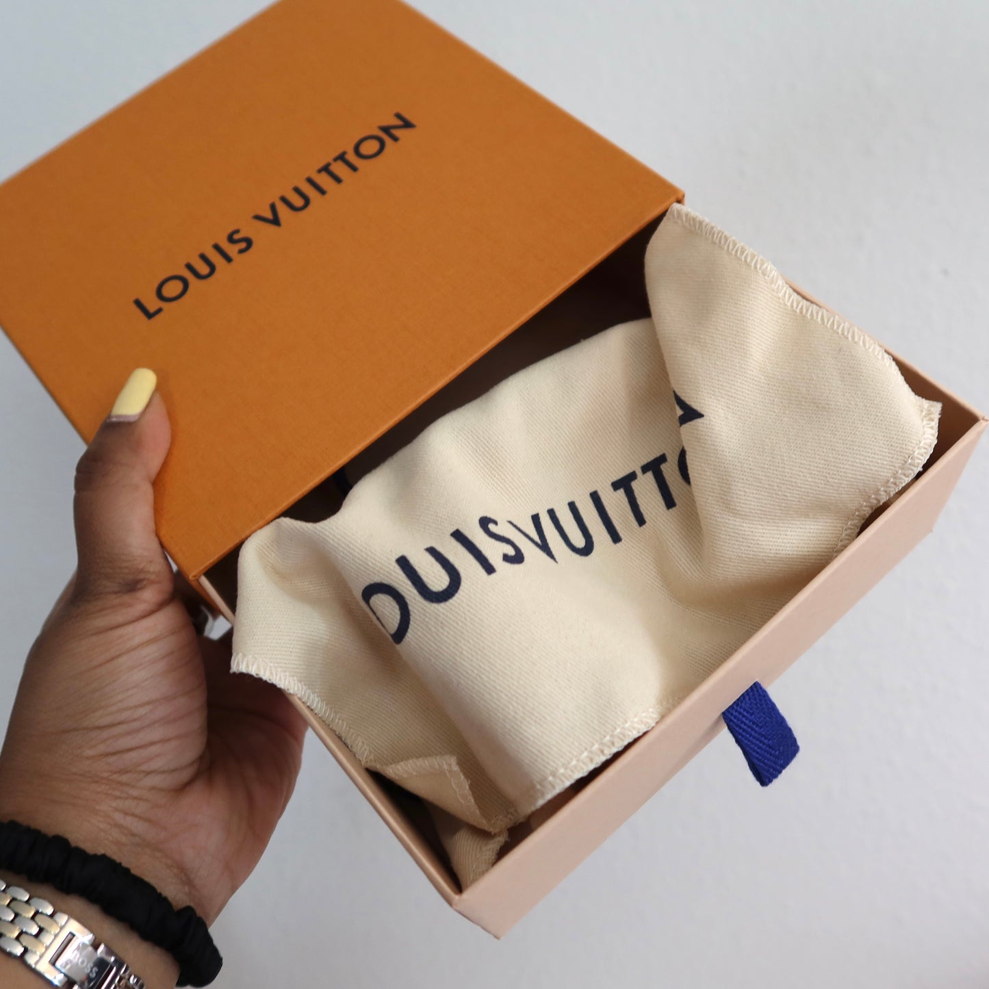 LOUIS VUITTON Blue Denim Trousse Speedy