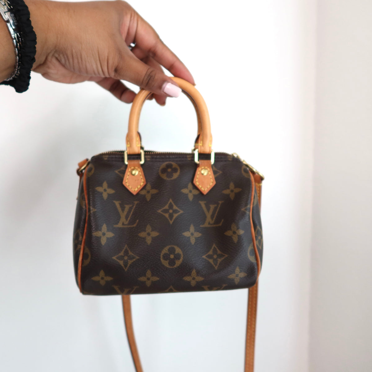 LOUIS VUITTON Monogram Nano Speedy OLD VERSION