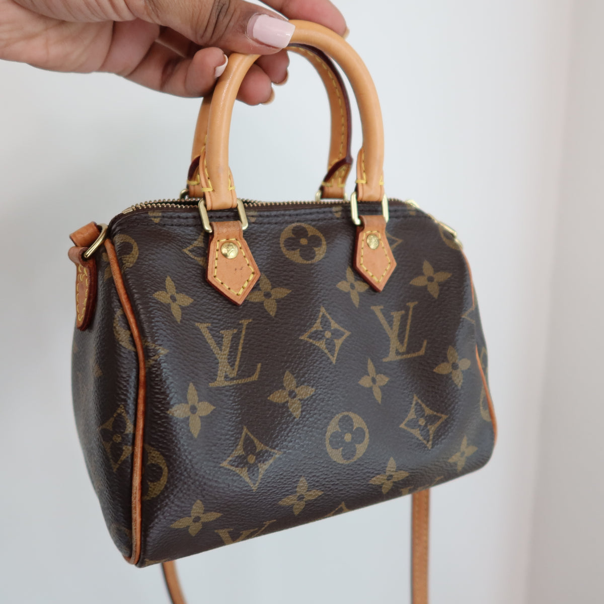 LOUIS VUITTON Monogram Nano Speedy OLD VERSION