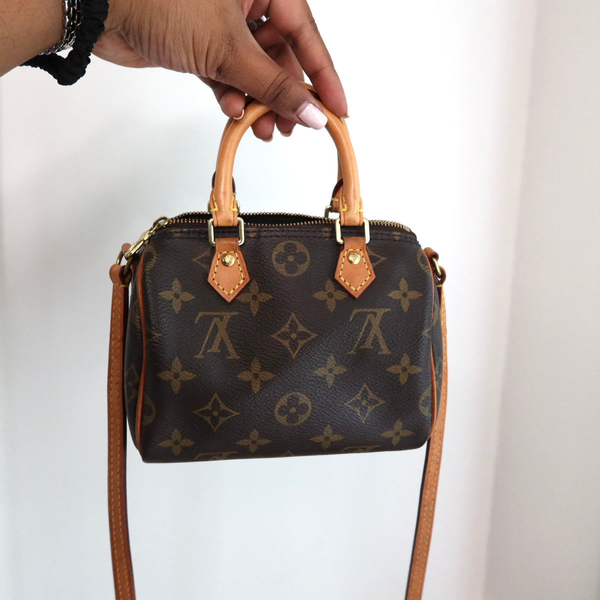 LOUIS VUITTON Monogram Nano Speedy OLD VERSION