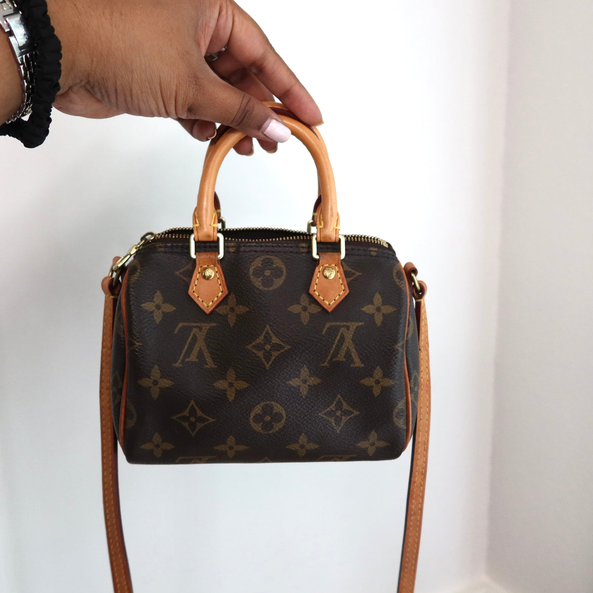 LOUIS VUITTON Monogram Nano Speedy OLD VERSION