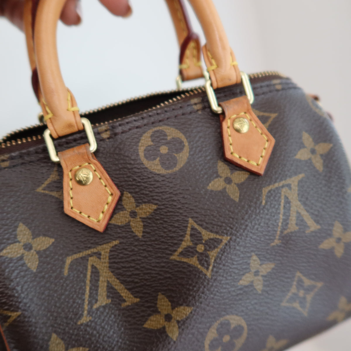 LOUIS VUITTON Monogram Nano Speedy OLD VERSION