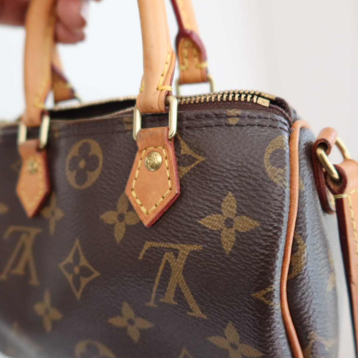 LOUIS VUITTON Monogram Nano Speedy OLD VERSION