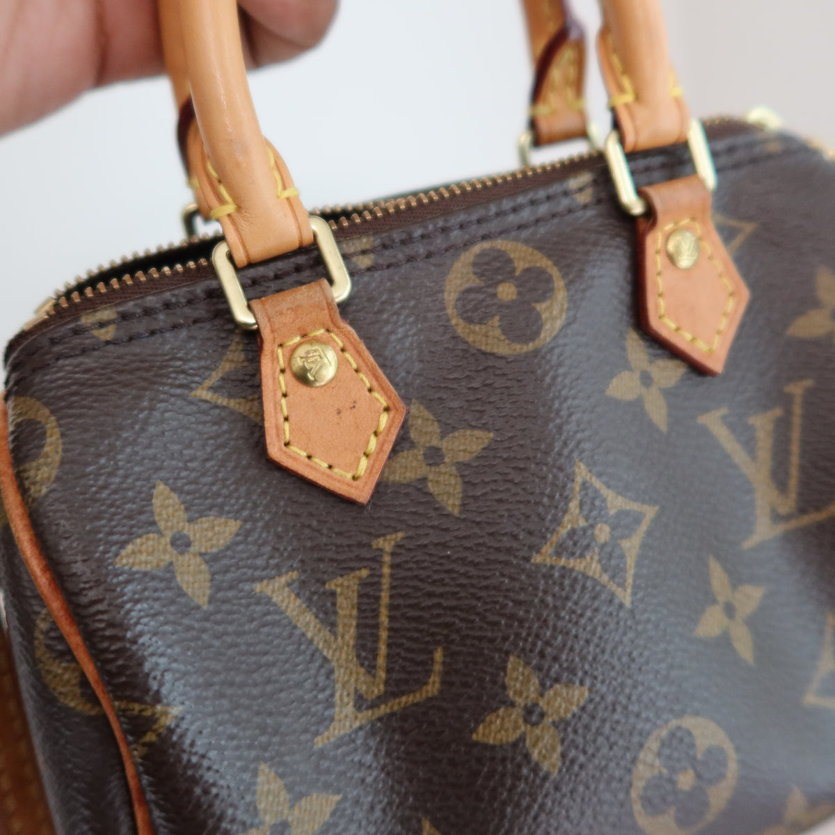 LOUIS VUITTON Monogram Nano Speedy OLD VERSION
