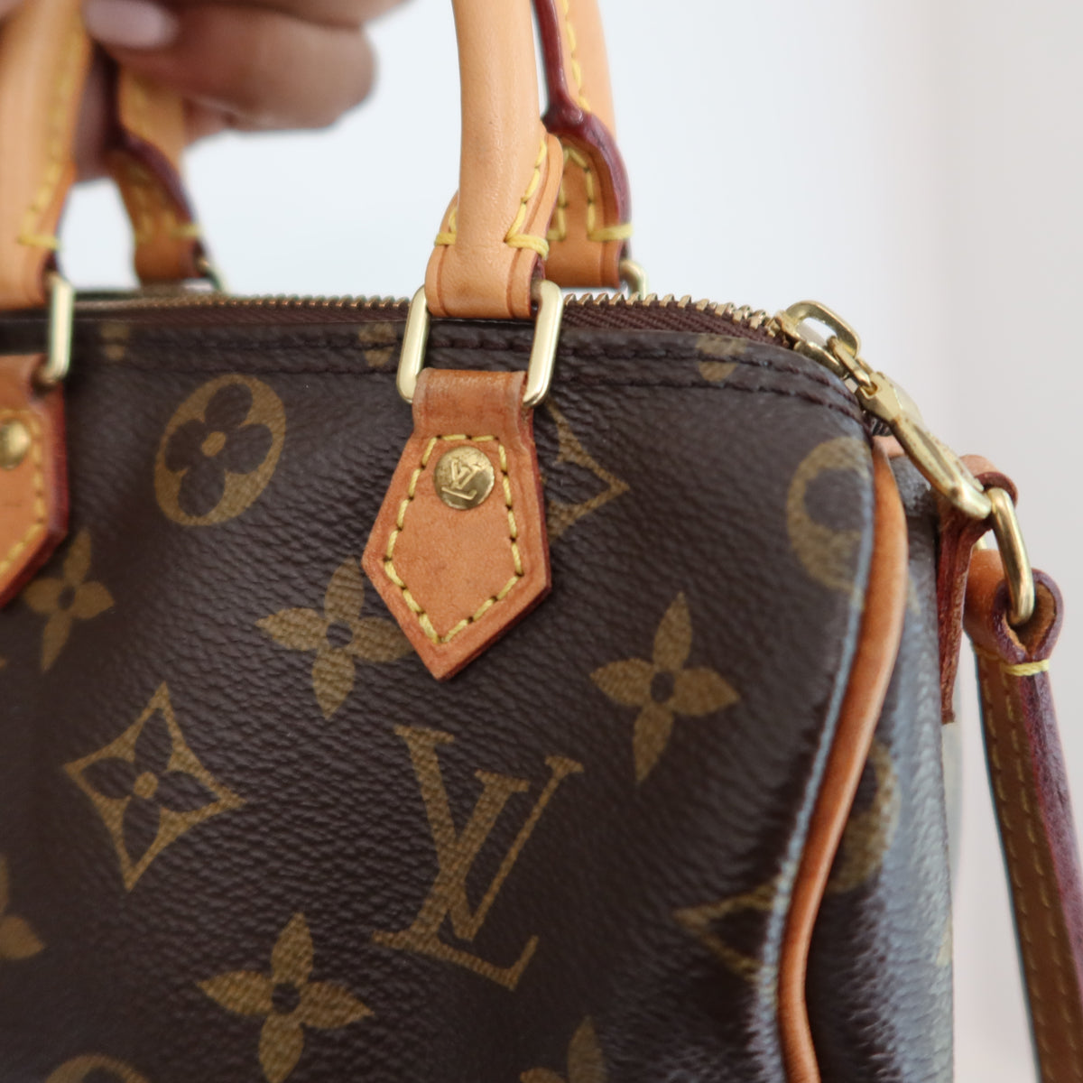 LOUIS VUITTON Monogram Nano Speedy OLD VERSION