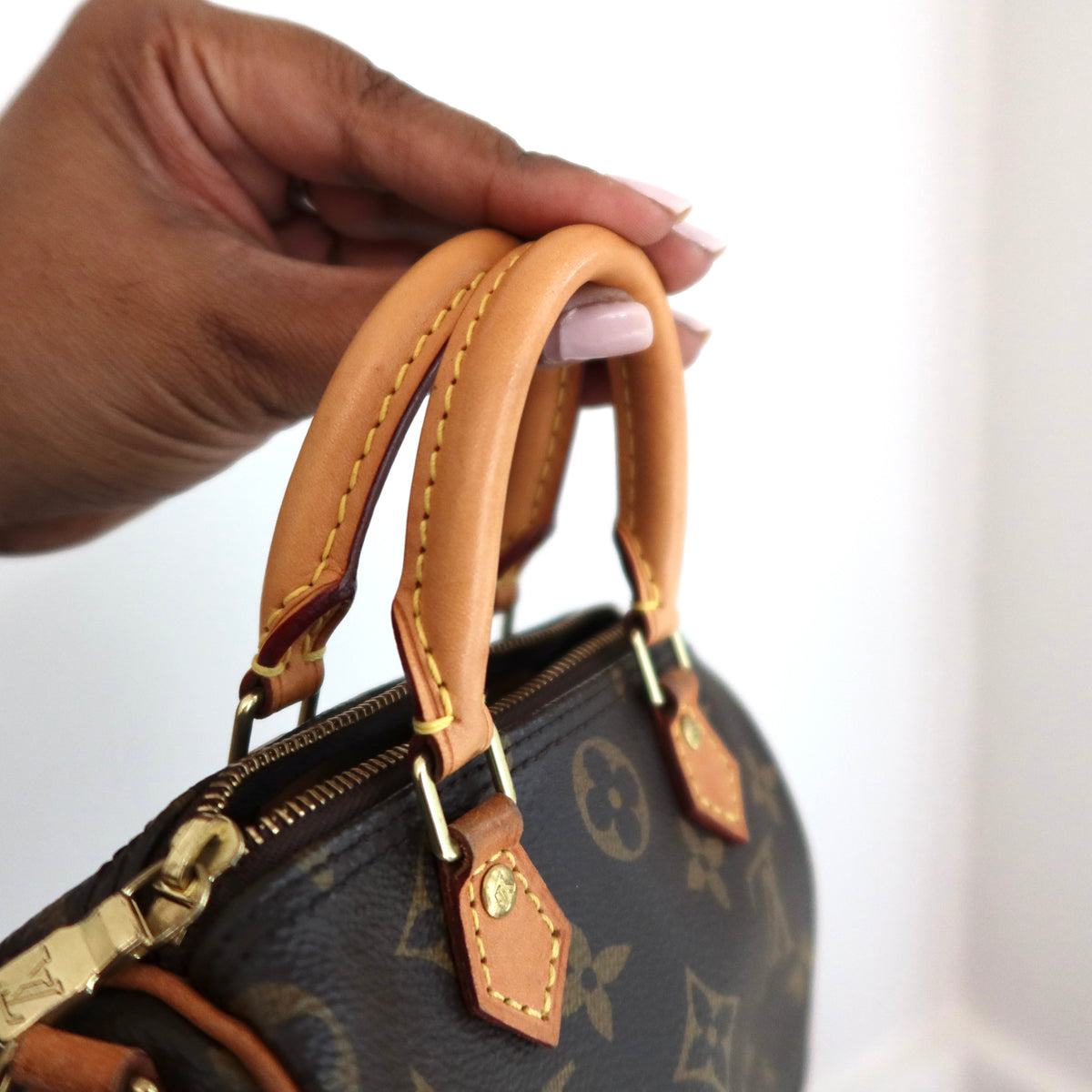 LOUIS VUITTON Monogram Nano Speedy OLD VERSION