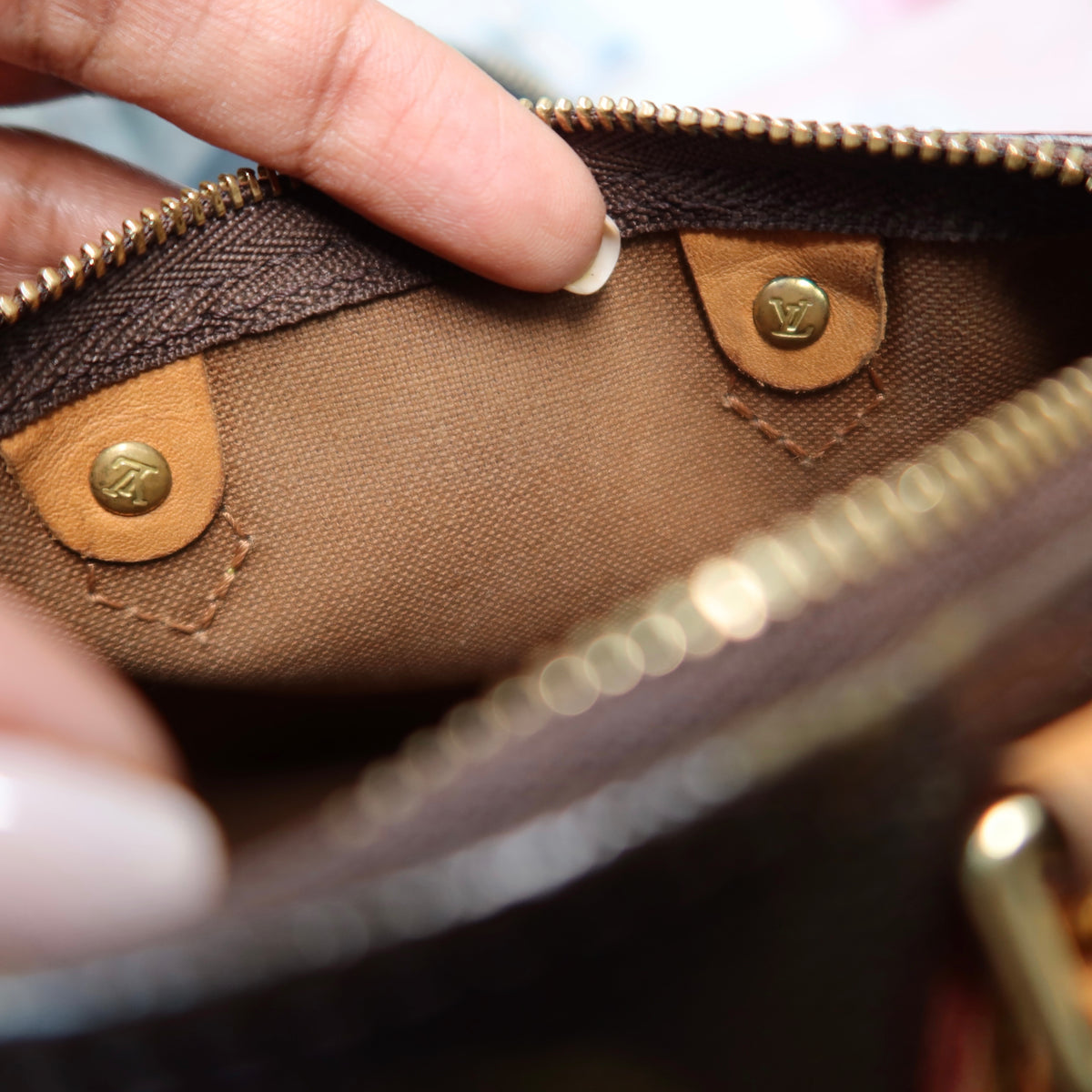 LOUIS VUITTON Monogram Nano Speedy OLD VERSION