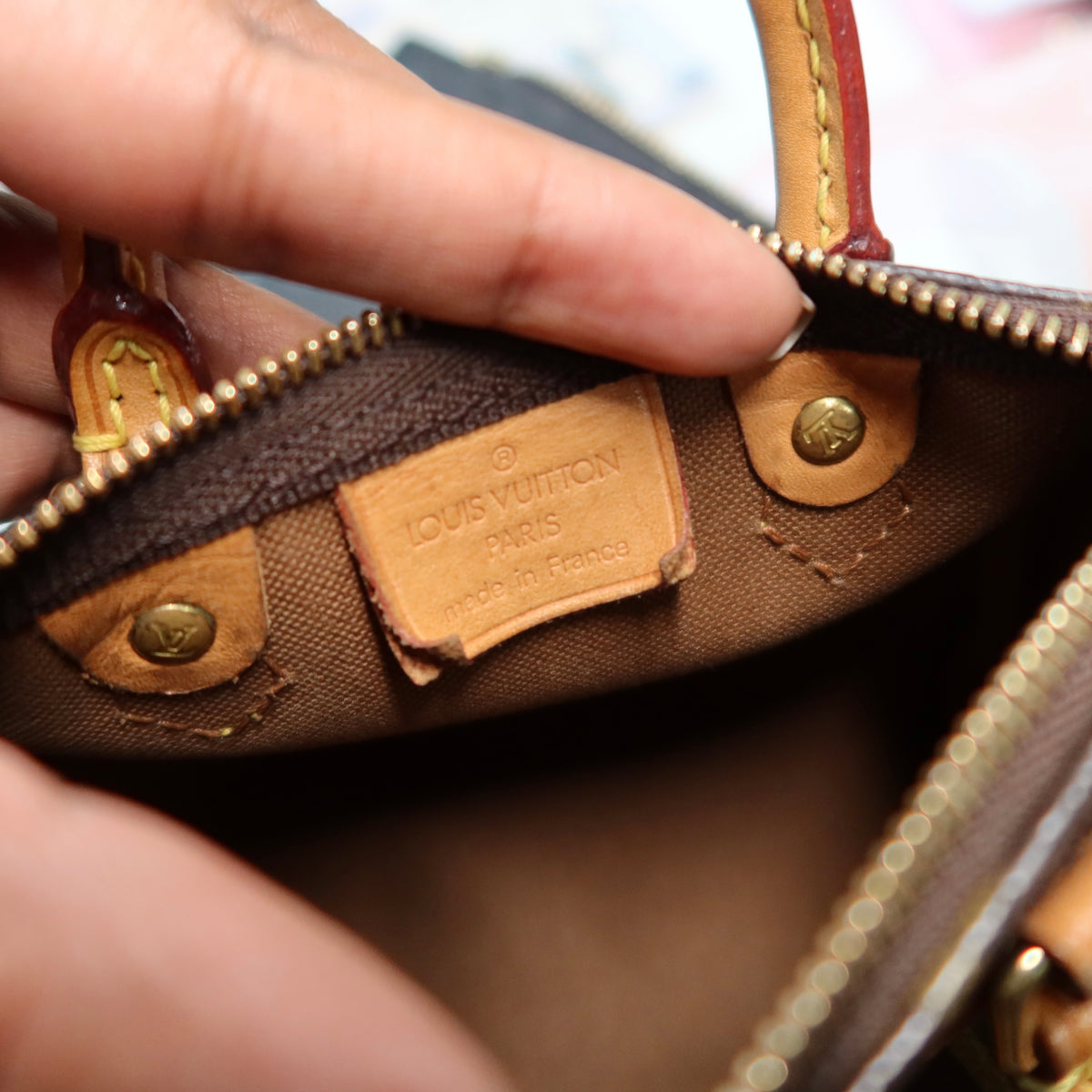 LOUIS VUITTON Monogram Nano Speedy OLD VERSION